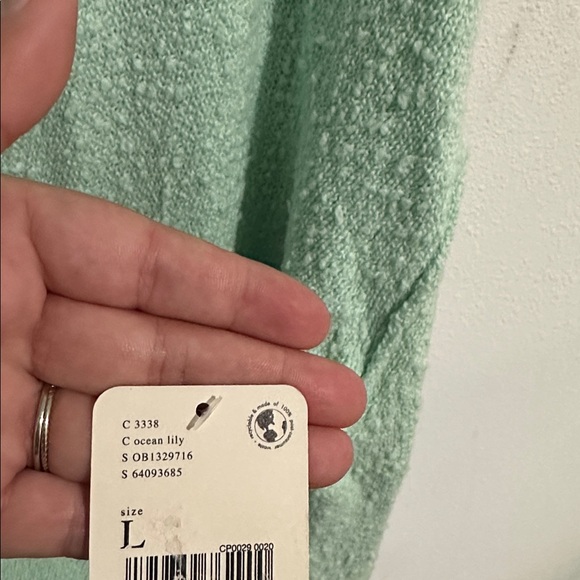 Free People Found My Friend Cardigan Sweater in Ocean Lily - Picture 5 of 6